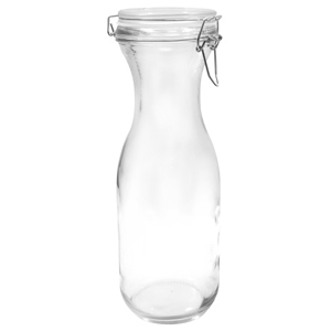 Resealable Glass Carafe 1ltr