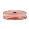 Drinking Jar Lid With Straw Hole Copper