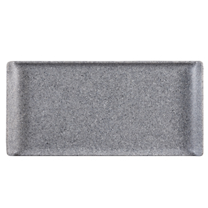 Churchill Granite Melamine Rectangular Buffet Tray 11.8inch / 30cm	