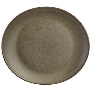 Terra Stoneware Antigo Oval Plate 9.8inch / 25cm
