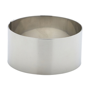 Stainless Steel Mousse Ring 7 x 3.5cm