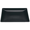 Midnight Square Coupe Plate Black 18cm