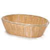 Handwoven Oval Basket Natural 10 x 6.5 x 3"