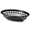 Side Order Oval Basket Black 20x14x5cm