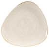 Churchill Stonecast Nutmeg Cream Triangular Plate 10inch / 26.5cm