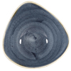 Churchill Stonecast Blueberry Triangular Bowl 9.25inch / 23.5cm
