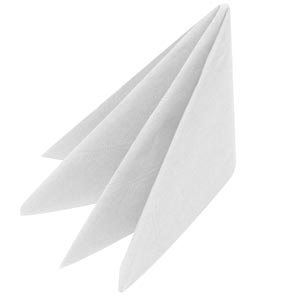 Swantex White Napkins 40cm 2ply