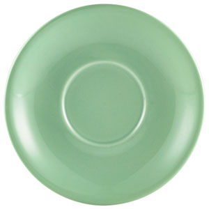 Genware Saucer Green 5inch / 13.5cm