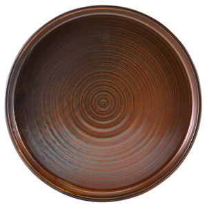 Terra Porcelain Presentation Plates Rustic Copper 10.2" / 26cm