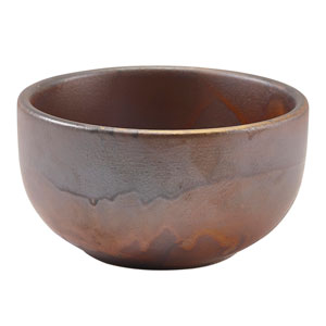 Terra Porcelain Round Bowls Rustic Copper 4.5" / 11.5cm