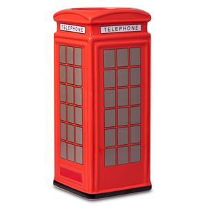 Ceramic Red Telephone Box Tiki Mug 25.8oz / 735ml