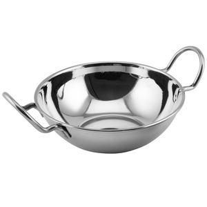 Stainless Steel Balti Dish with Handles 5inch / 13cm