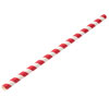 Jumbo Red Stripe Paper Straws 9inch