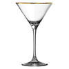 Urban Bar Verdot Gold Rim Martini Glasses 7.4oz / 210ml