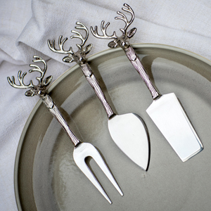 Stag Head Cheese Knives
