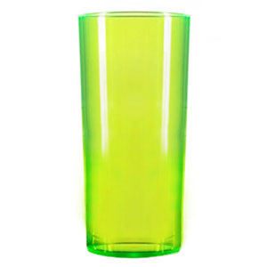 Econ Polystyrene Hiball Tumblers Neon Green CE 10oz / 284ml