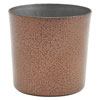 Stainless Steel Serving Cup Hammered Copper Effect 14.8oz / 420ml