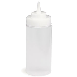 Widemouth Squeeze Bottle Clear 8oz / 235ml