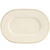 Academy Line Gold Band Oval Plate 10inch / 25cm