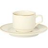 Academy Event Gold Band Saucer To Fit Stacking Cup 200ml