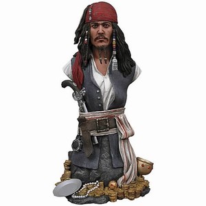 Captain Jack Sparrow Resin Mini-Bust