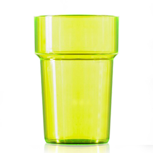 Econ Polystyrene Pint Glasses CE Neon Yellow 20oz / 568ml