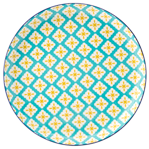 Cadiz Blue & Yellow Plate 10.5inch / 27cm