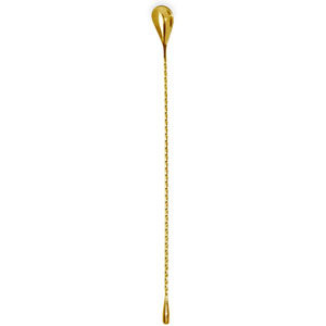 Droplet Gold Plated Mixing Spoon 11.8 inch / 30cm