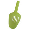 Plastic Slotted Ice Scoop Green 10oz
