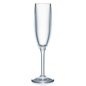 Strahl Design + Contemporary Polycarbonate Champagne Flutes 5.5oz / 166ml