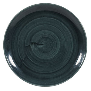 Churchill Stonecast Patina Rustic Teal Coupe Plate 10.25inch / 26cm