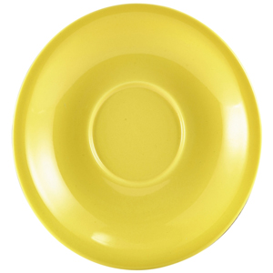 Genware Saucer Yellow 6.25inch / 16cm