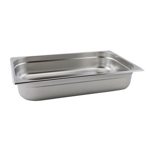 Stainless Steel Gastronorm Pan 1/1 Full Size 100mm Deep