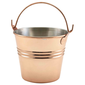 Copper Plated Serving Bucket 10cm