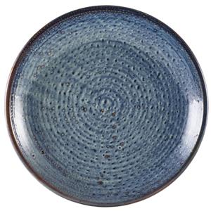 Terra Porcelain Aqua Blue Deep Coupe Plate 11inch / 28cm