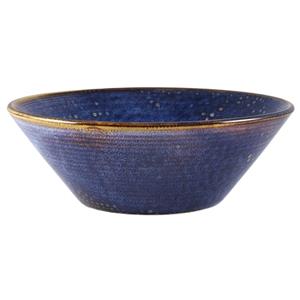 Terra Porcelain Aqua Blue Conical Bowl 7.6inch / 19.5cm