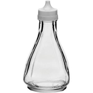 Vinegar Bottle with White Plastic Top