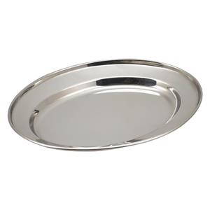 Stainless Steel Oval Meat Flat 9inch