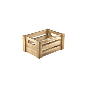 Wooden Crate Rustic Finish 22.8 x 16.5 x 11cm
