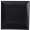 Luna Black Stoneware Square Coupe Plate 7inch / 18cm