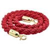 Barrier Rope Red Brass Plated Ends