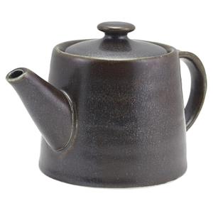 Terra Porcelain Black Teapot 17.6oz / 500ml