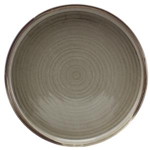 Terra Porcelain Grey Low Presentation Plate 8.25inch / 21cm