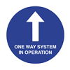 One Way System in Operation Floor Graphic 40cm