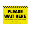 Please Wait Here Until The Person Moves In Front Floor Graphic 40 x 30cm