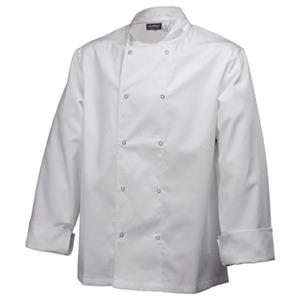 Basic Stud Jacket Long Sleeve White XXL