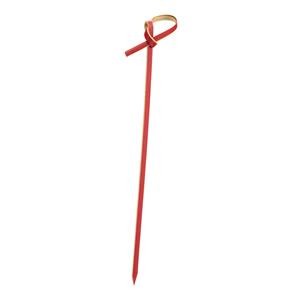 Bamboo Red Knotted Skewer 5inch / 12cm