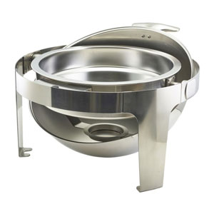 Round Deluxe Roll Top Chafer 6ltr