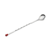 Stainless Steel Bar Spoon with Red Knob