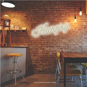 Hungry LED Neon Sign Warm White